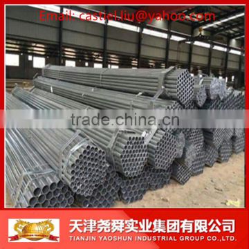 Galvanized round steel tubes/Metal building material