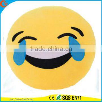 Hot Selling Novelty Design Charming EmojiPlush Pillow with Facial Expression