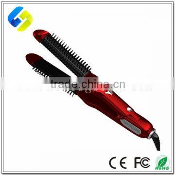 Hot selling professional LCD automatic anti-scald curls hair straightener mini