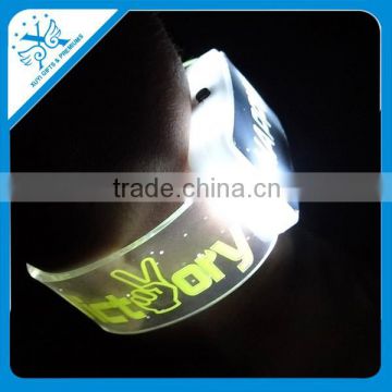 wholesale custom cheap promotional silicone led bracelets