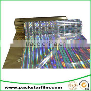 OEM Heat Transfer Printing Holographic Metallized Pet Twist Film photo-4
