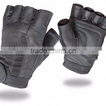 DEMHA Most seling Leather Weight lifting Gym Gloves Black Geniune Leather Unisex S-XL