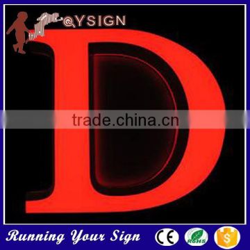 High quality good looking custom light up acrylic letter