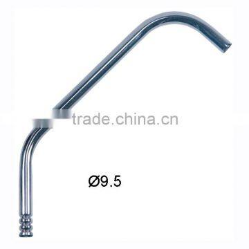 9.5MM Diameter Faucet pipe, Brass / S.S Material Faucet Spout, C Shape