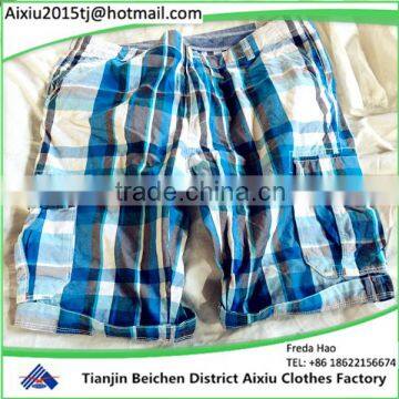 best quality summer used clothing wholesale /short pants used clothing