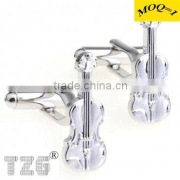 TZG02148 The Popular Violin Cufflink Cuff Link