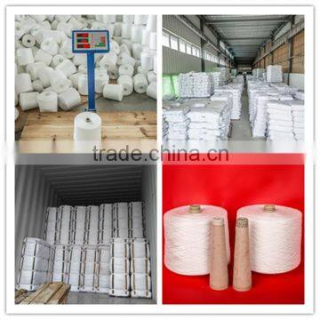 100 % Polyester Spun Yarn 30/1 Undyed photo-5