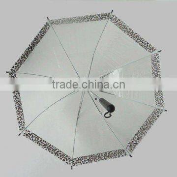 2015 Hot Selling Foldable Transparent Umbrella POE Beautiful Umbrella photo-2