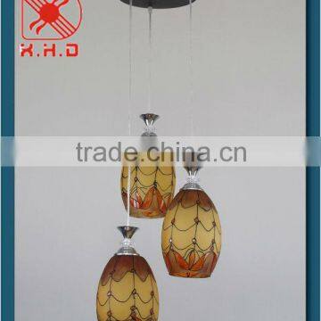 hot sales colorful glass chandelier&dining lamp&glass lamp X1222-3