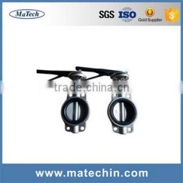 OEM Precision Pneumatic Normally Closed Stainless Steel Butterfly Valve Gearbox photo-4