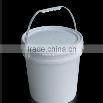 Hot-sale 20L Round Plastic pails and drums with Lid and Handle