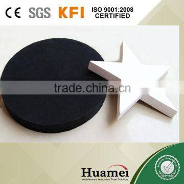 China Fiberglass Suspended acoustical sound absorbing fabric acoustic ceiling panel