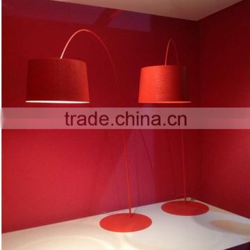 Lobby lighting red twiggy floor lamp for hotel