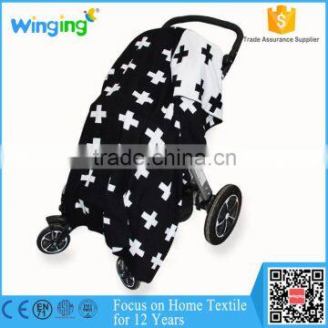 wholesale factory high quality baby knitted blanket