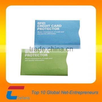 ID Credit card sleeve Block , Rfid Blocking Protection Card Sleeve