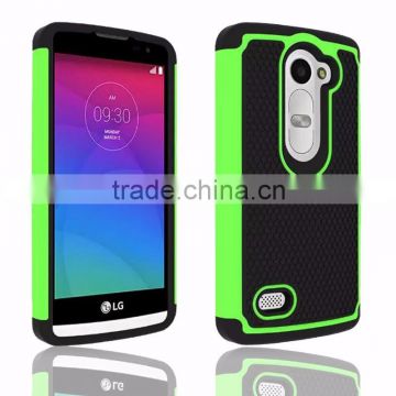 High impact rugged triple defender case for LG Leon