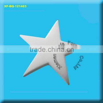 ceramic bisque star ornament