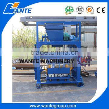 WANTE BRAND QT40-1high profit manual block machine import to south africa