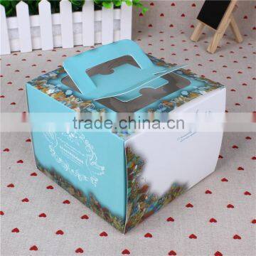 6 Inch Cake Box With Handle,paper Gift Box With Packing Cake,small Mousse Box photo-4