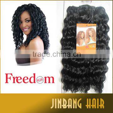2016 Hot MAGIC Synthetic Afro Hair Freedom Curly Synthetic Hair Weaves Weft Extension photo-3