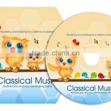 CD/DVD replication with shaped cardboard sleeve