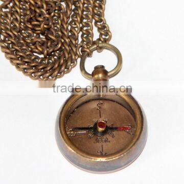 Brass Magnetic Direction Compass Locket compass 13330