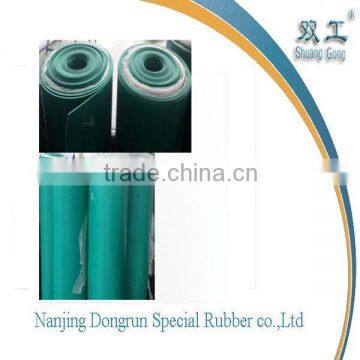 45 Shore-A green NR rubber sheet