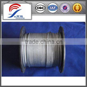 DIN3052 8mm high tensile galvanized steel wire rope cable