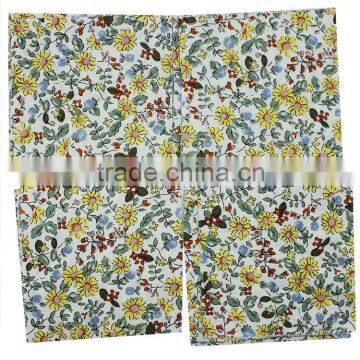 Small Flower Printing of Cross Grain Cotton Fabric photo-4