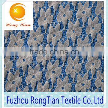 100 Polyester Pastoral Wind Printing Lace Fabric for Demitoilet photo-3