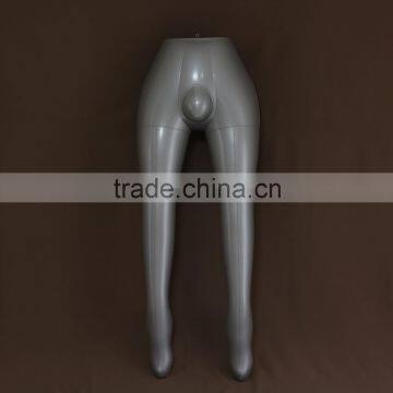 Half body inflatable male mannequin legs torso for sale