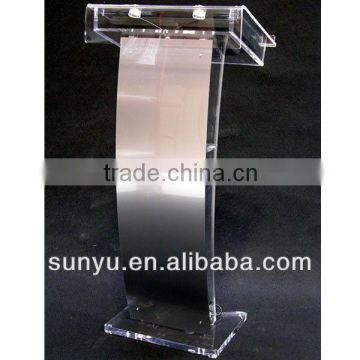 high class and convenient movable acrylic podiums