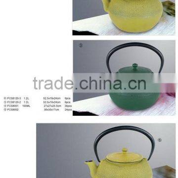 cast iron teapot