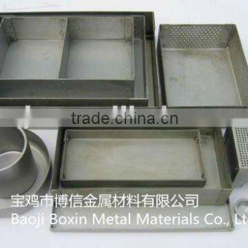 sintered glass tungsten crucible