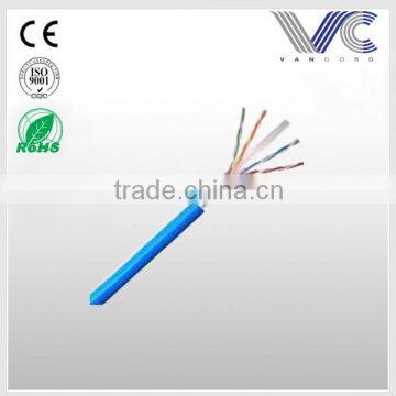 Frankever top quality and good design 305m twisted pairs blue FTP cat6 network cable