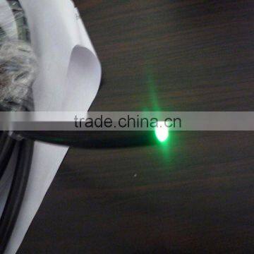 Infilled side light fiber optic cable