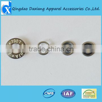 four parts prong ring snap button