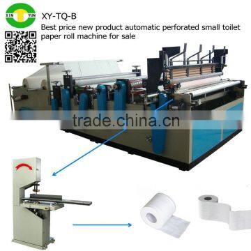 Best price new product automatic perforated small toilet paper roll machine for sale                        
                                                                                Supplier's Choice