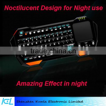 Factory Price Mini wireless bluetooth keyboard with mouse touchpad