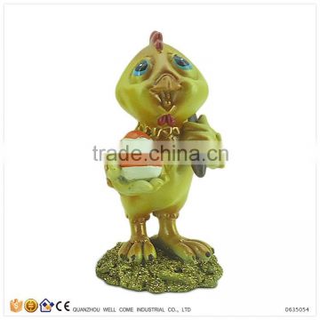 Wholesale Astrology Resin Rooster Play Ball