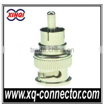 XinQi CCTV Accessories BNC Male to RCA Male Video F Connector Adapter