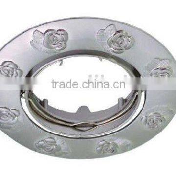 Zinc alloy spotlight fitting for halogen lamp