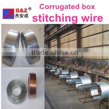 The popular corrugated folder box flat galvanized stitching wires