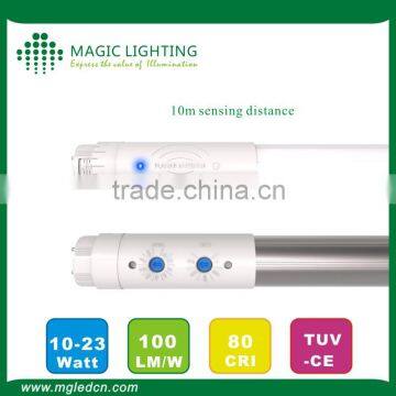 New Style TUV CE Parking Lot High Lumen 100lm/w Led Motion Sensor Tube Light photo-5