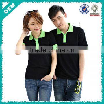 Couple polo neck t-shirt, China couple polo shirt, polo t shirts design