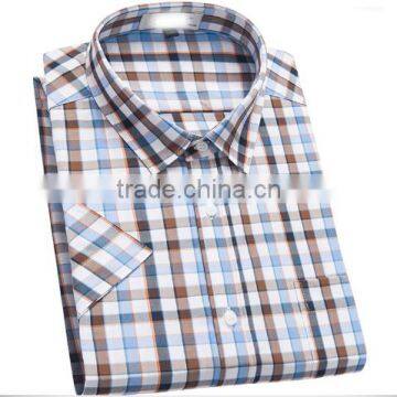 Factory price bamboo clothing western style mens casual shirts pattern