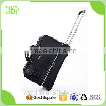 Fashion Design PU Leather Carry-on Trolley Bags for Travel or Business Trips