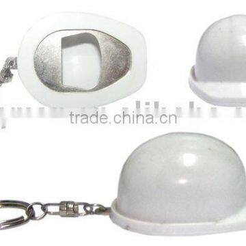 plastic safety cap shape key chain for gifts