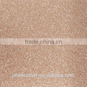 JRLJ013 new design glitter fabric synthetic &artifical leather for bag shoes wallpaper guangzhou china factory dirtect sell