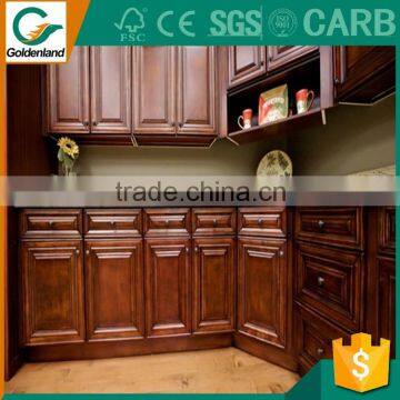 China manufacture free design coffee colour modern kitchen cabinet